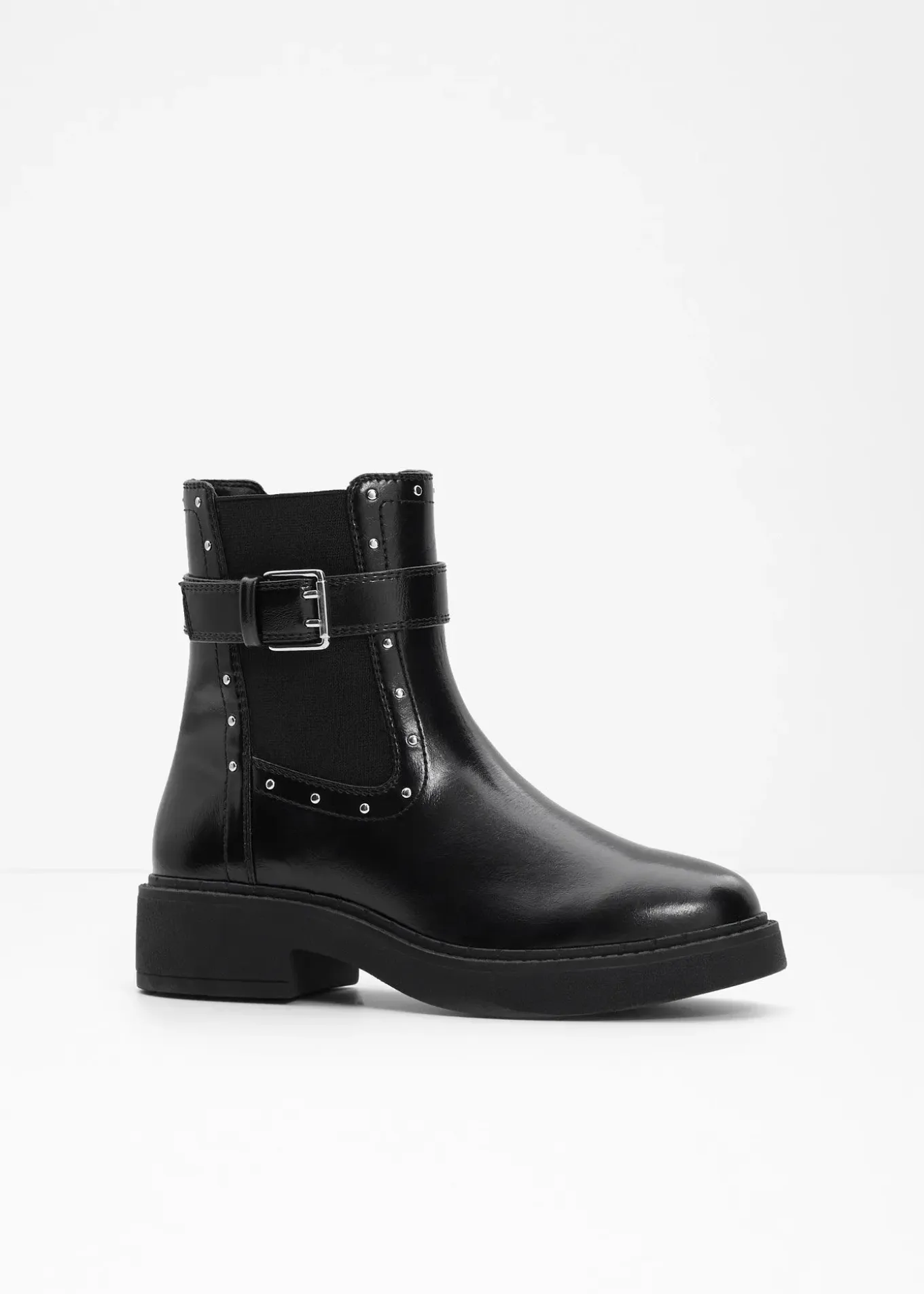 Boots biker avec boucle