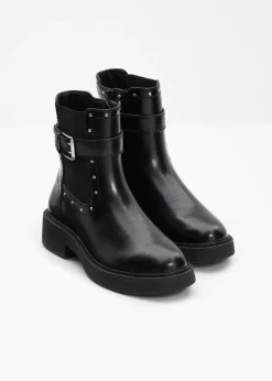 Boots biker avec boucle