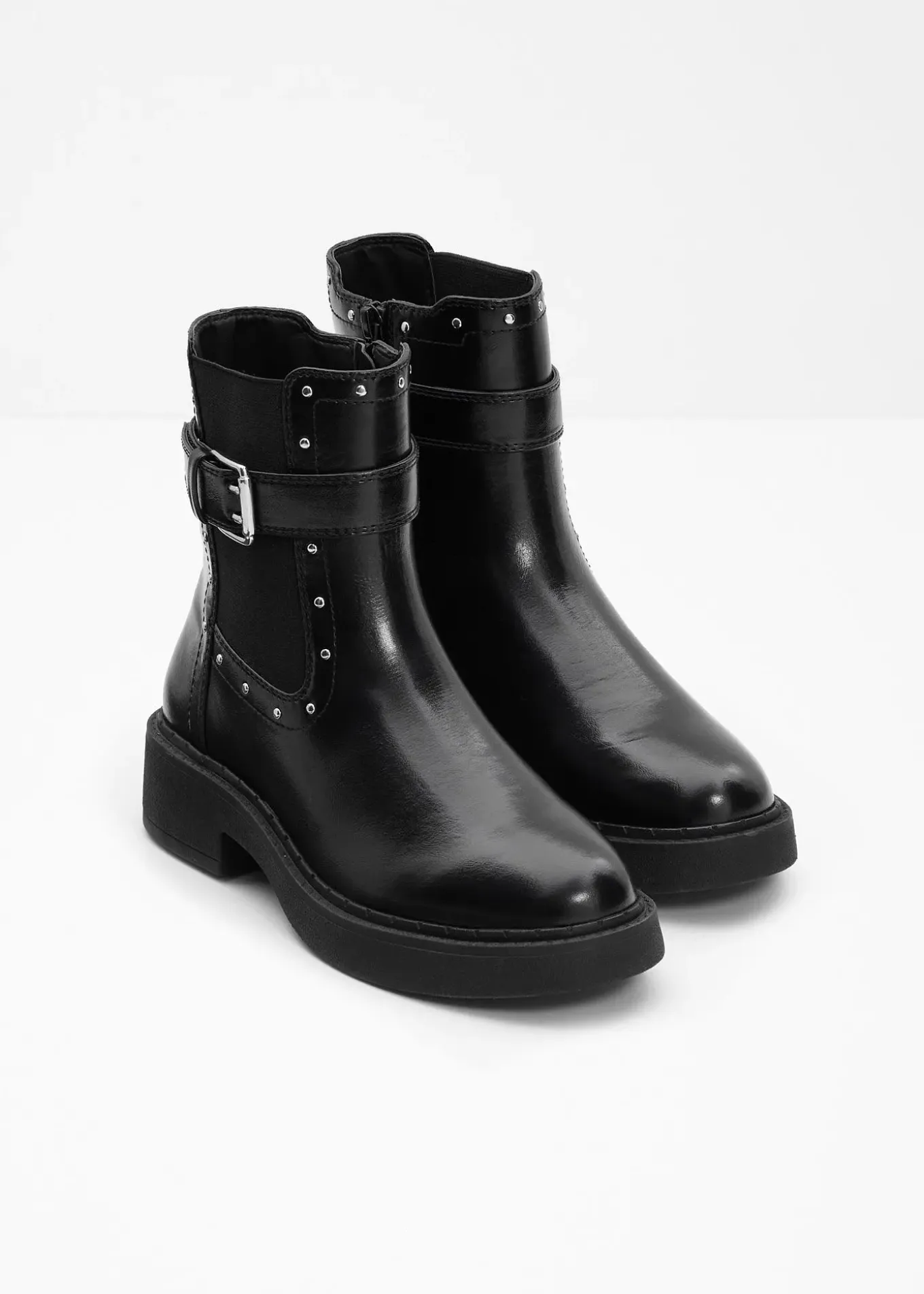 Boots biker avec boucle