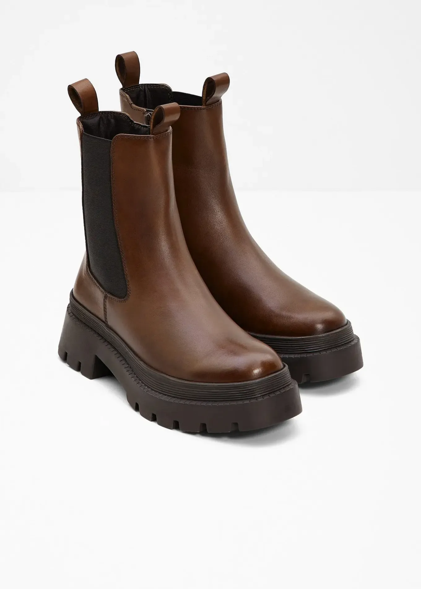 Boots Chelsea en cuir