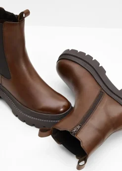 Boots Chelsea en cuir