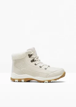 Boots fourrées à lacets