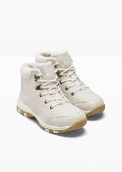 Boots fourrées à lacets