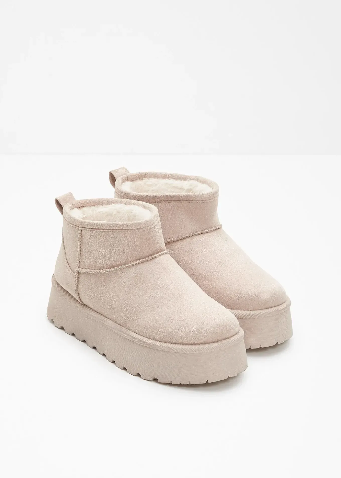 Boots fourrées à plateforme