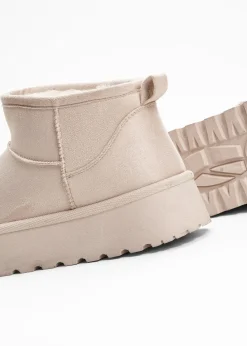 Boots fourrées à plateforme