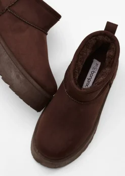 Boots fourrées à plateforme