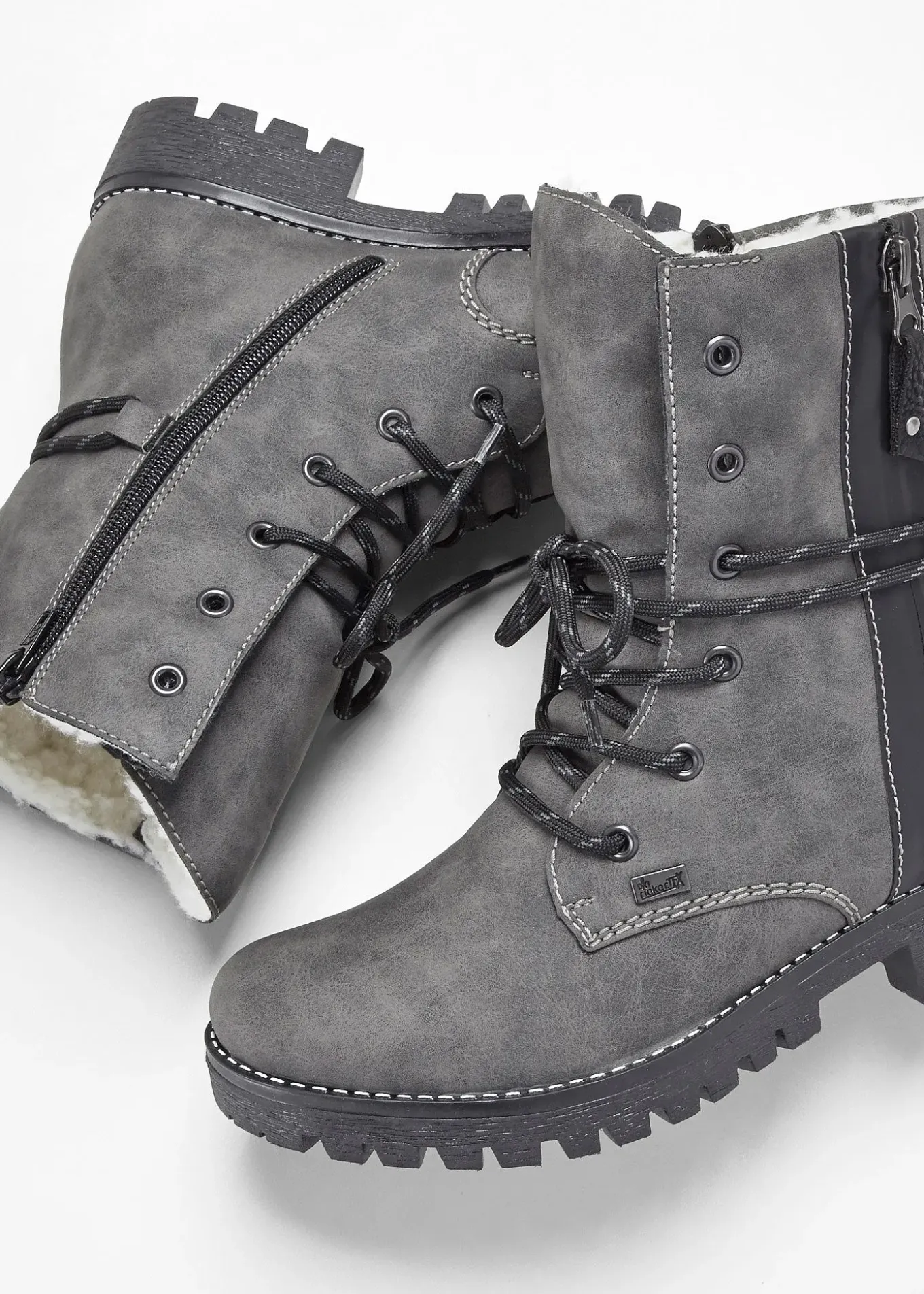 Bottes lacées Rieker