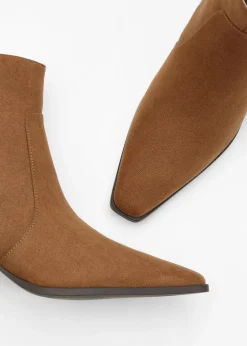 Bottines à talon carré