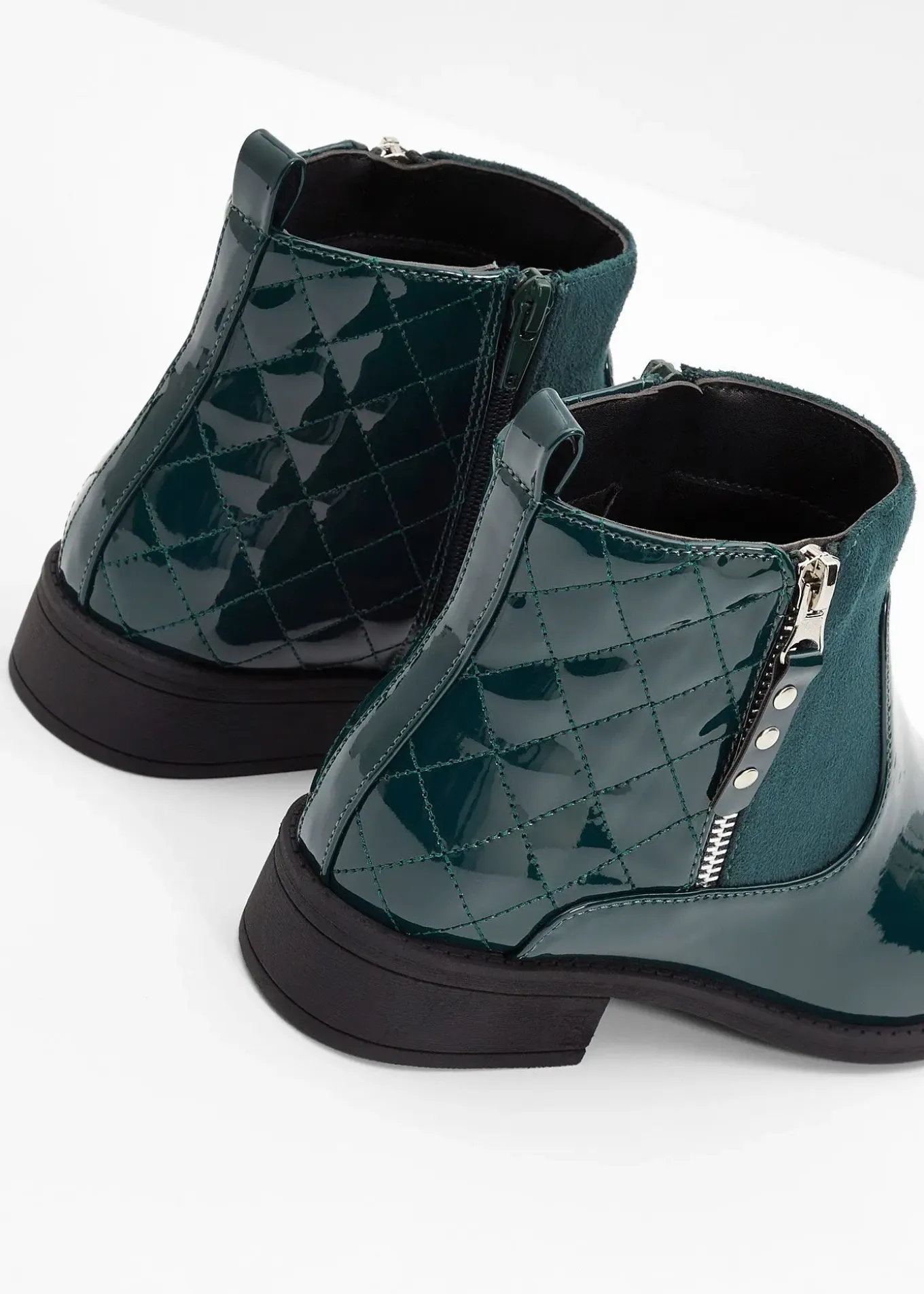 Bottines aspect verni