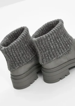 Bottines Chelsea à empiècement maille