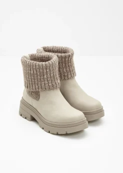 Bottines Chelsea à empiècement maille