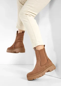 Bottines Chelsea à semelle crantée