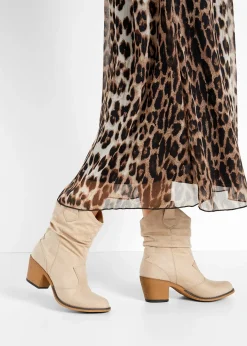 Bottines western à fronces