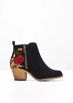 Bottines western avec broderies