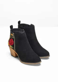 Bottines western avec broderies