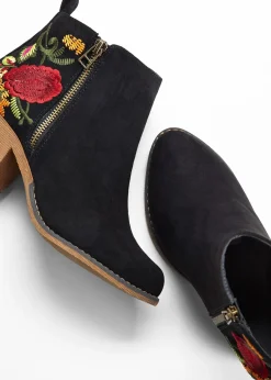 Bottines western avec broderies