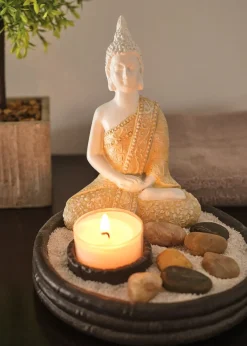 Bouddha déco avec photophore