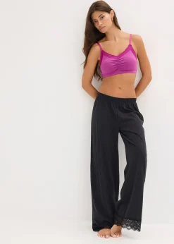 Brassière coton et dentelle