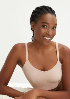Brassière côtelée sans coutures Feel Comfort