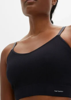 Brassière côtelée sans coutures Feel Comfort