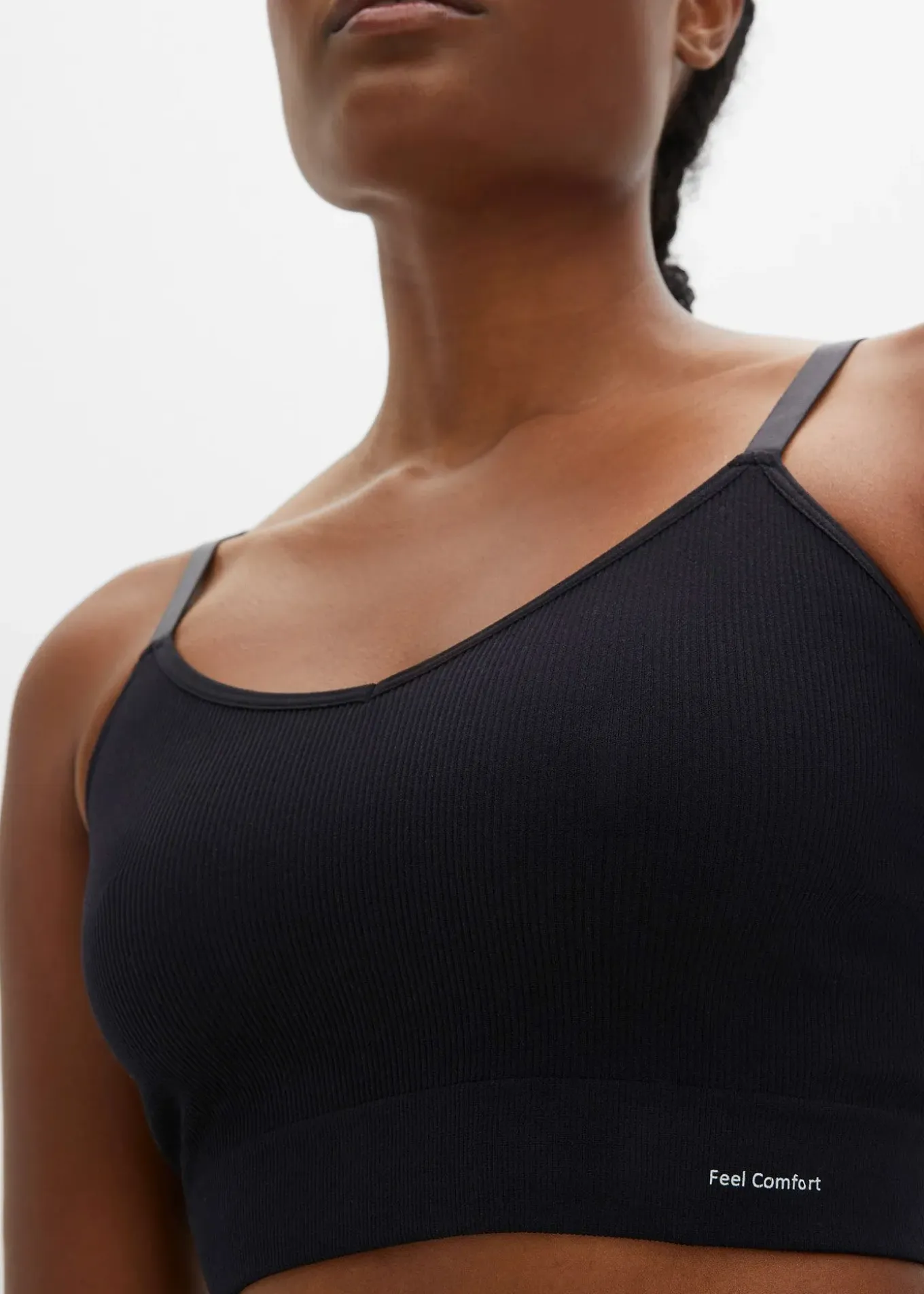 Brassière côtelée sans coutures Feel Comfort