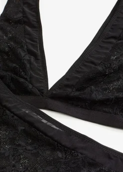 Brassière et string taille haute (ens. 2 pces)