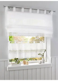 Brise-bise à bordure au crochet