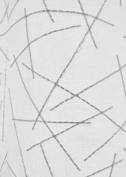 Brise-bise à broderie brillante