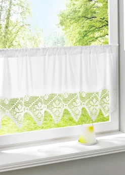 Brise-bise avec bordure crochetée