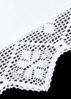 Brise-bise avec bordure crochetée