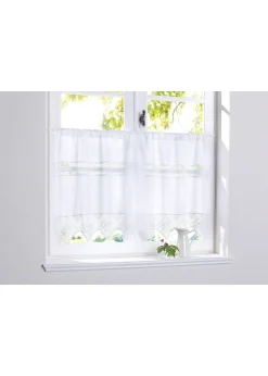 Brise-bise avec bordure crochetée