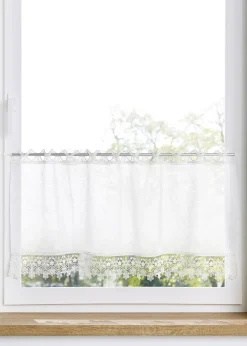 Brise-bise avec bordure en crochet