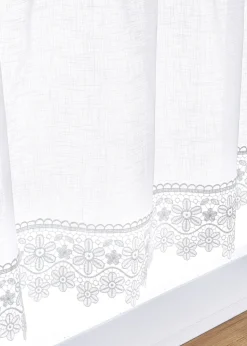 Brise-bise avec bordure en crochet