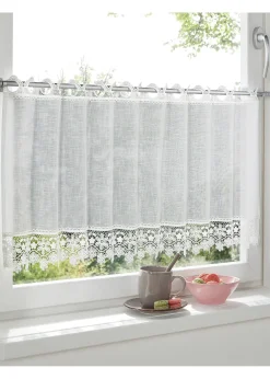 Brise-bise avec bordure en crochet