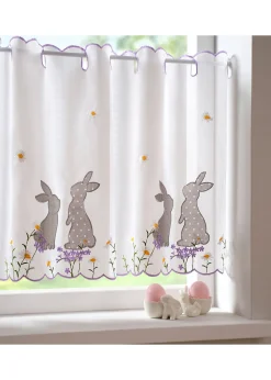 Brise-bise avec broderie