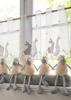 Brise-bise avec broderie