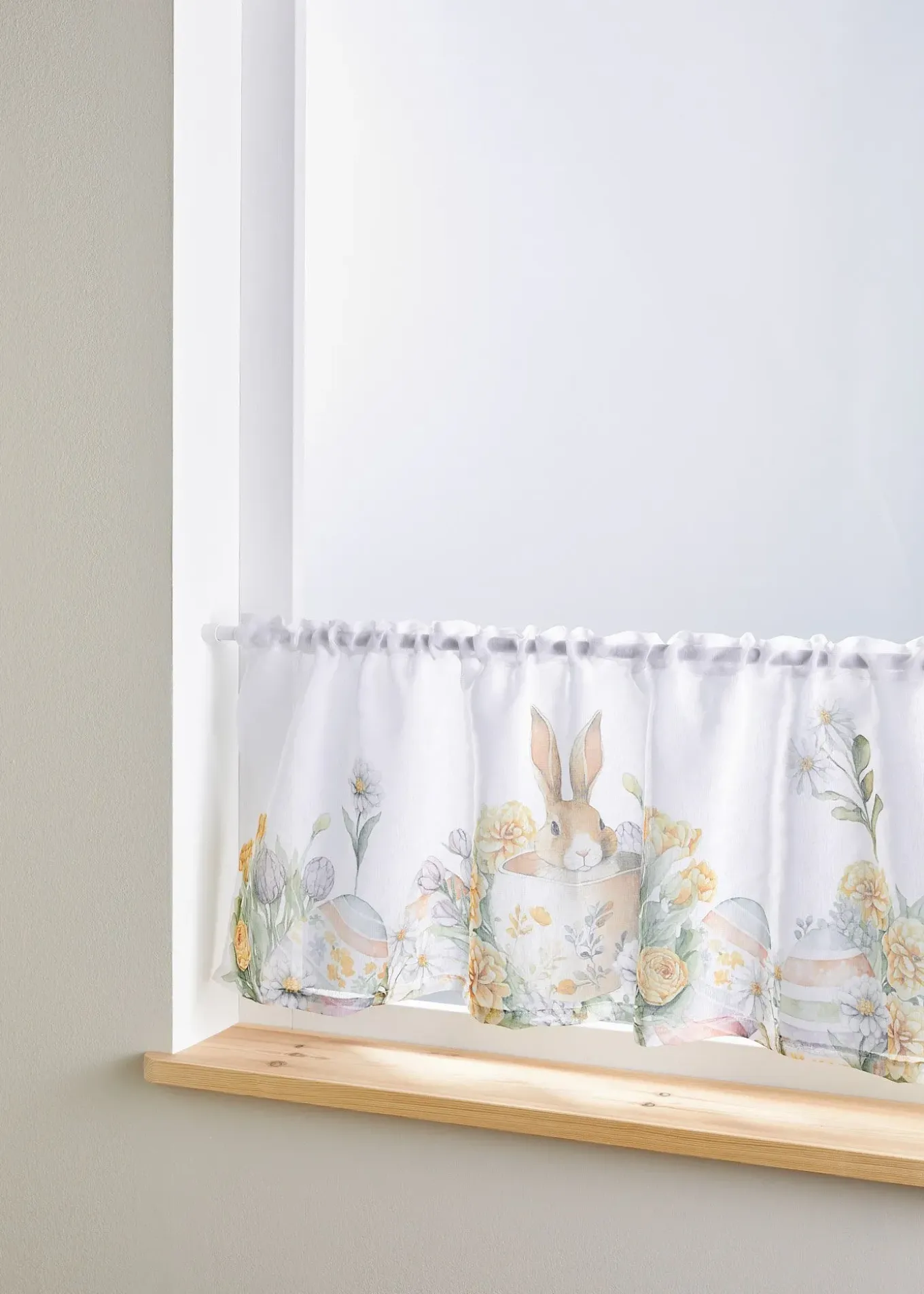 Brise-bise avec imprimé lapins