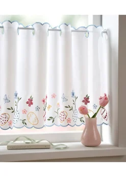 Brise-bise avec motifs de Pâques brodés