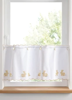 Brise-bise coton motif lapins
