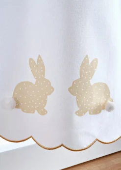 Brise-bise coton motif lapins