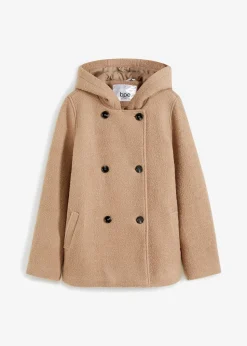 Caban en maille bouclette douce