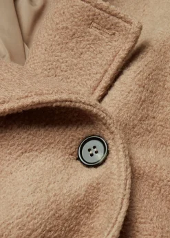 Caban en maille bouclette douce