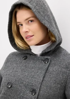 Caban en maille bouclette douce