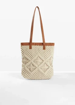 Cabas en macramé