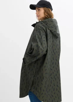 Cape de pluie imperméable pour la grossesse avec empiècement de portage avec pochette