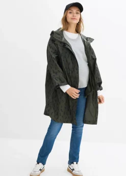 Cape de pluie imperméable pour la grossesse avec empiècement de portage avec pochette
