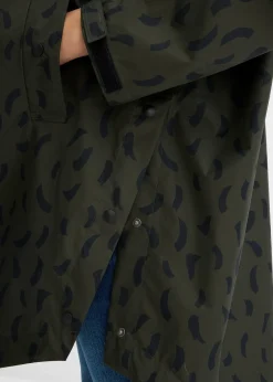 Cape de pluie imperméable pour la grossesse avec empiècement de portage avec pochette