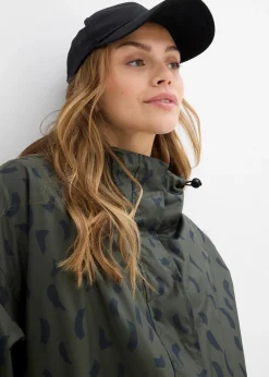 Cape de pluie imperméable pour la grossesse avec empiècement de portage avec pochette