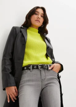 Ceinture à œillets en métal