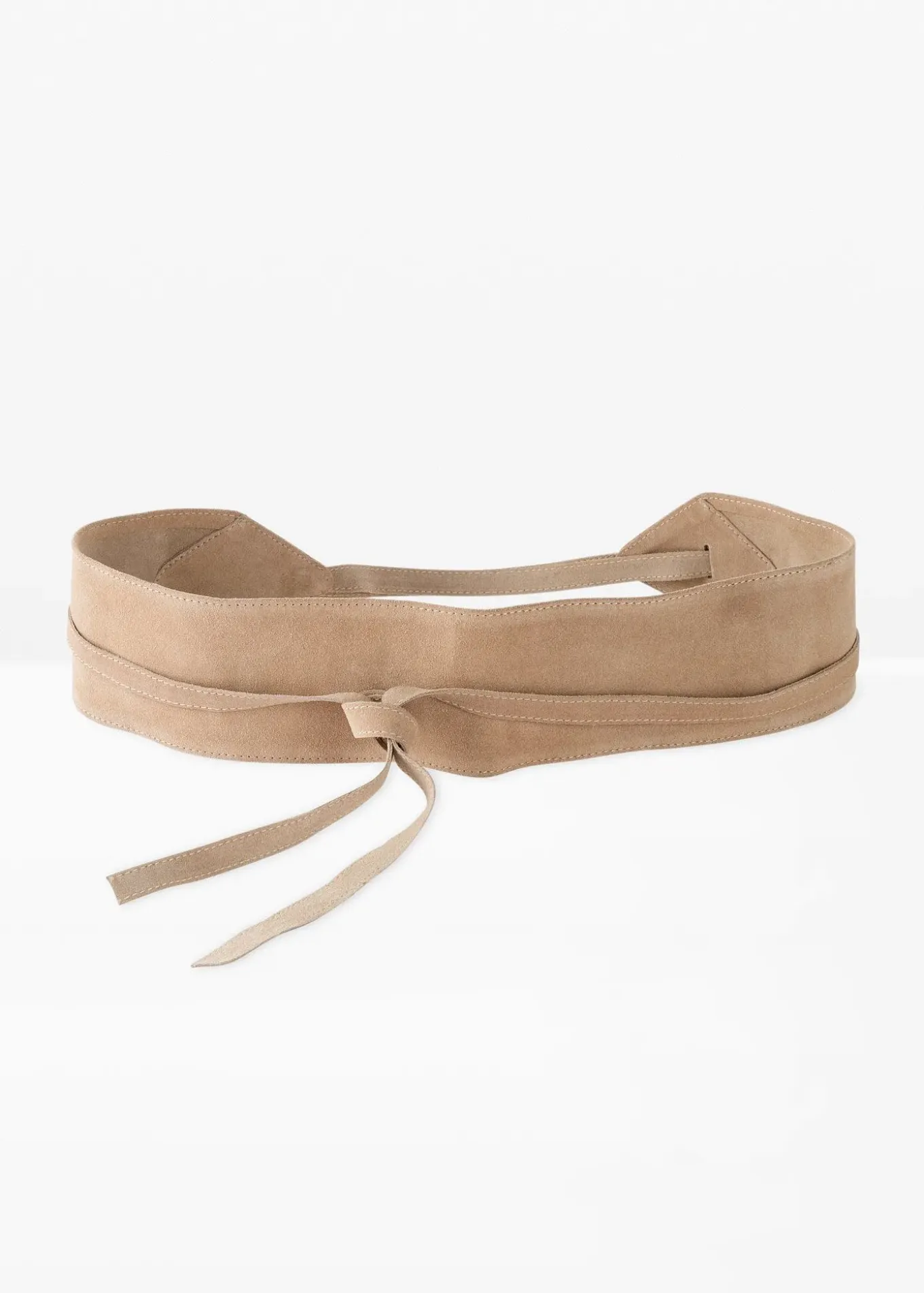 Ceinture en cuir à nouer